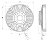 Comex Europe 10" Electric Fan 12V Puller EFX4502