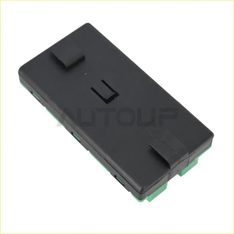 Connector for jeep wrangler 19–22 black plastic car interior part with green edge accents visible from back side