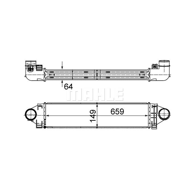 Mahle Intercooler OE Quality CI 499 000S