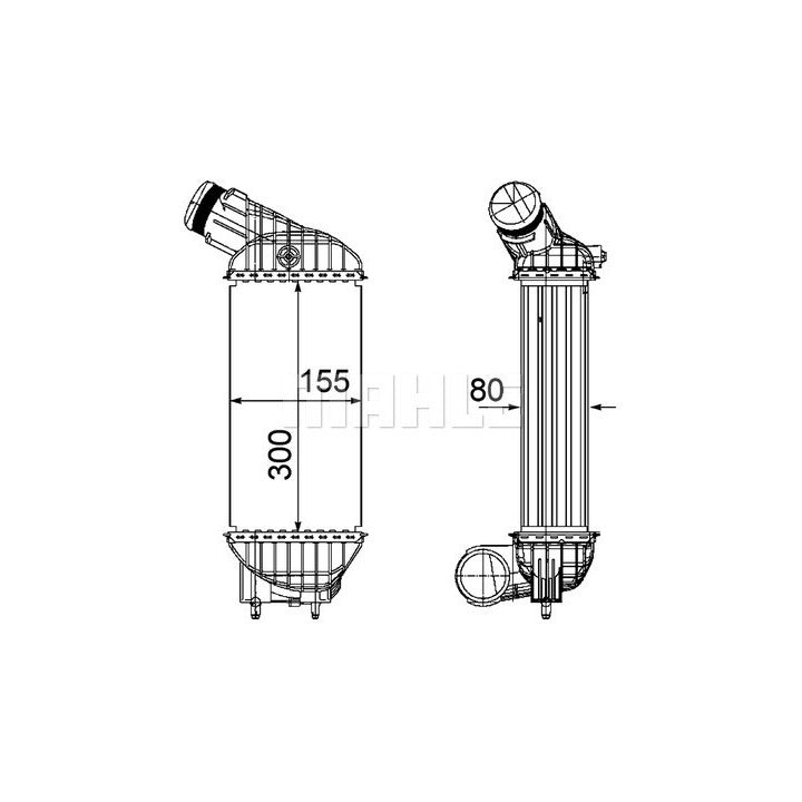 Mahle Intercooler OE Quality CI 199 000P