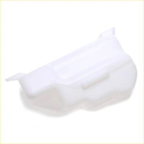 White plastic fuel tank cap shown from the back for coolant reservoir tank fit for nissan datsun 720 2wd 1980-1989