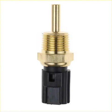 Gold-colored brass coolant temp sensor with black plastic connector suitable for mitsubishi triton ml mn 08-15