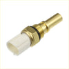 Gold-colored brass coolant temperature sensor with white plastic connector housing for toyota rav4 2013-2018