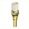 Gold-colored brass coolant temperature sensor with white plastic connector for Toyota RAV4 2013-2018 with gasket