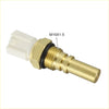 Gold-colored brass coolant temperature sensor with white plastic connector and black rubber seal for toyota rav4 2013-2018