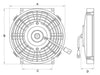 Cooltemp 12" Electric Fan 24V Pusher (Reversible) FA0028