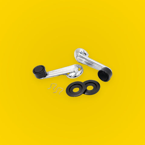 Crank Door Handles x2 for Nissan Datsun 720 Ute 1980-1989
