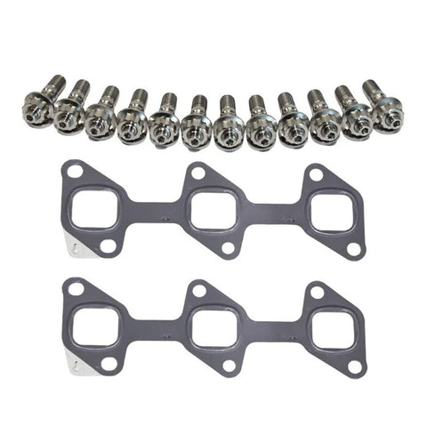 Landcruiser 100 1HD 4.2L Permaseal Exhaust Manifold Titanium Stud&Gasket Kit