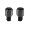 MOTORCYCLE MIRROR ADAPTORS 10MM LEFT HAND FEMALE TO 10MM RIGHT HAND MALE THREAD