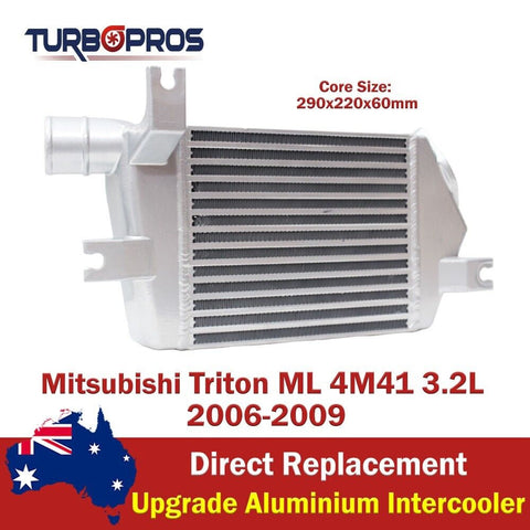 Mitsubishi Triton ML 4M41 3.2L 2006-2009 Upgrade Aluminium 60Mm Intercooler