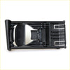 Black plastic dash cup holder track left with spring-loaded mechanism for toyota hilux kun15 2004-2016