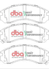 DBA Street Performance Brake Pad Set Front DB1223SP