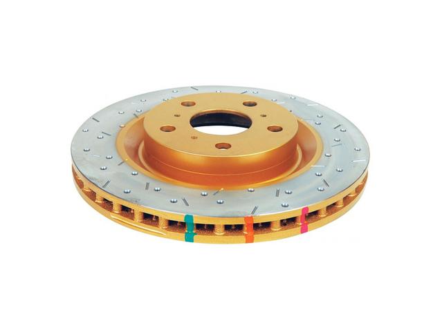 DBA HD 4000 Drilled Slotted Brake Rotor Single 380mm