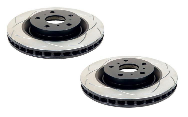 DBA T2 Slotted Brake Rotor Pair Rear DBA111AS