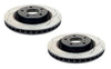 DBA T2 Slotted Brake Rotor Pair 256mm Front DBA2455S