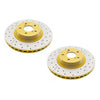DBA X-Gold Brake Rotor Pair 252mm Front DBA2584X
