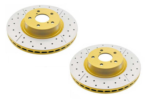 DBA X-Gold Brake Rotor Pair 350mm Rear DBA2341X