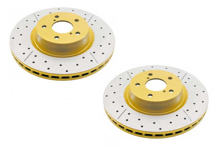 DBA X-Gold Brake Rotor Pair 300mm Rear DBA2251X