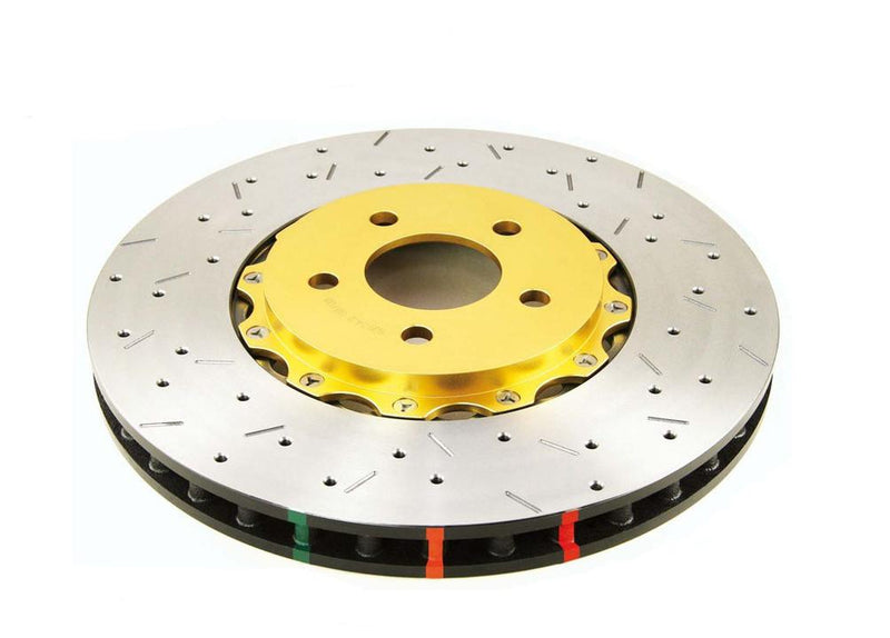 DBA HD 5000 Drilled Slotted 2Pc Brake Rotor 350mm RH