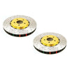 DBA HD 5000 Drilled Slotted 2Pc Brake Rotor Pair Front