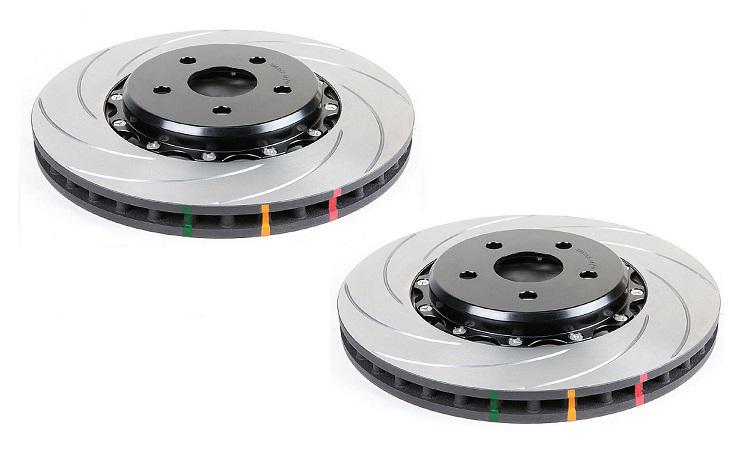 DBA T3 5000 Slotted 2Pc Brake Rotor Pair Front