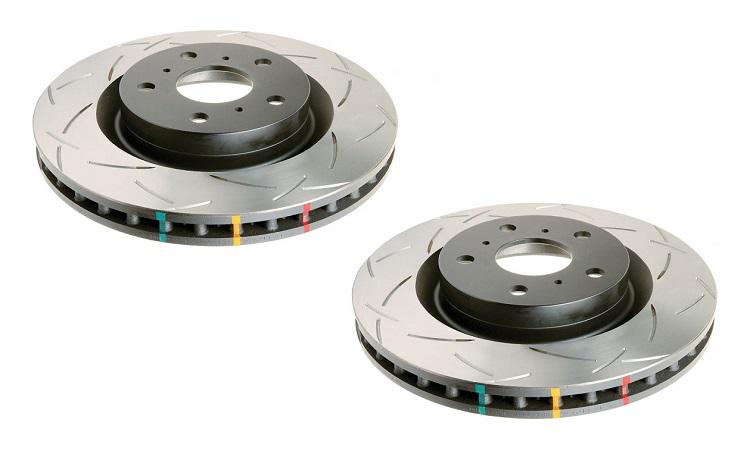 DBA T3 4000 Performance Slotted Brake Rotor Pair Rear