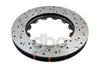 DBA HD 5000 Drilled Slotted Replacement Brake Rotor Pair