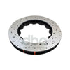DBA HD 5000 Drilled Slotted Replacement Brake Rotor Pair