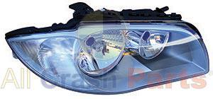 APG All Crash Halogen Silver Head Lamp Drivers Side