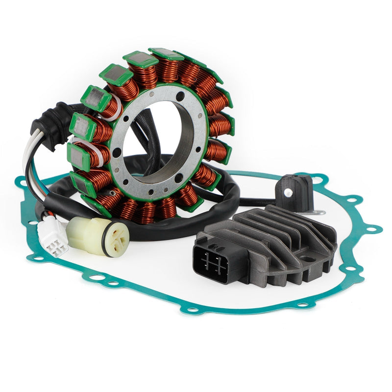 Yamaha Wolverine 350 2WD 06-09 Fedex Express Generic Magneto Stator + Voltage Rectifier + Gasket
