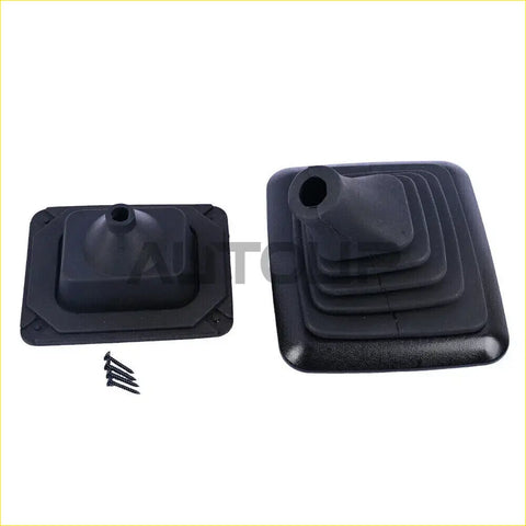 Black rubber gear shift boot and base kit for ford f-250 f-350 diesel shifter lever 1989–1997 automotive use