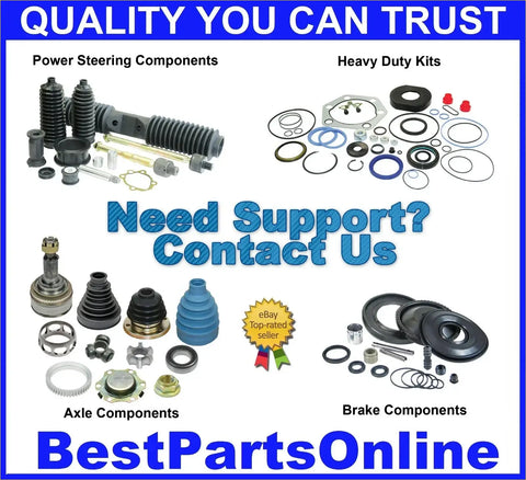 Black rubber differential pinion seal and heavy-duty power steering kits for toyota land cruiser 2008–2017