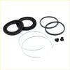Black rubber and metal disc brake seal kit for toyota hilux 4wd 2004-2015 shown from the back side
