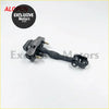 Black metal door check strap latch with sleek angular design and threaded bolts for ford ranger 2012 and everest 2013