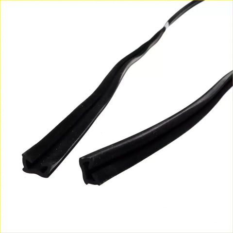 Black rubber weather stripping seals for door glass run channel use on nissan datsun 1965-1986 models