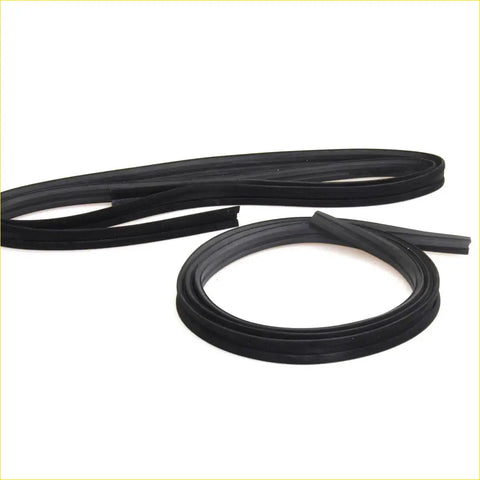 Black rubber weather stripping seal for door glass run channel fit nissan datsun 510 240z 1200 b110 b210