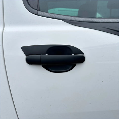 Black matte finish car door handle cover for ford ranger px1 px2 px3 2012-2021 and everest