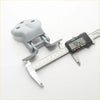 Gray plastic door hinge with three circular indentations for mitsubishi pajero sport 1996-2008 upper lower use