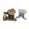 Bronze and gray metal spring-loaded door hinge upper and lower assemblies for isuzu faster holden rodeo bedford kb