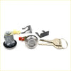 Shiny chrome-finished door lock cylinder with matching keys and metal parts for mazda rx4 929 luce coupe 1973-1986