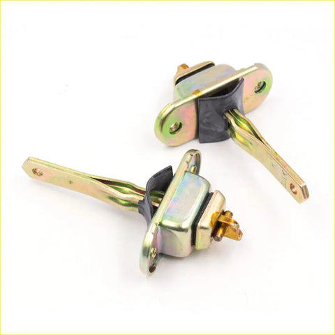 Gold metal door strap stopper with black rubber grips for nissan navara d21 king cab 1986-1997