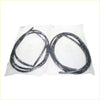 Black rubber weather stripping seals in clear plastic bags for door weatherstrip seal set Nissan Datsun Sunny coupe