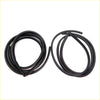 Black rubber weather stripping seals for nissan datsun fairlady z 260z 280z 2+2 door weatherstrip set