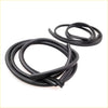 Black rubber door weatherstrip seals made for Nissan Datsun Fairlady Z 260Z 280Z 2+2 to keep out weather