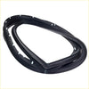 Black rubber door weatherstrip for nissan datsun sunny sentra kb11 tsuru with white tabs along inner edge