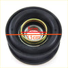 Black rubber drive shaft center bearing with metallic inner bearing for nissan d22 navara np300 2wd side view
