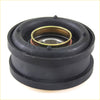 Black rubber drive shaft center bearing with brass inner ring and metal bearing for nissan d22 navara np300 2wd back side