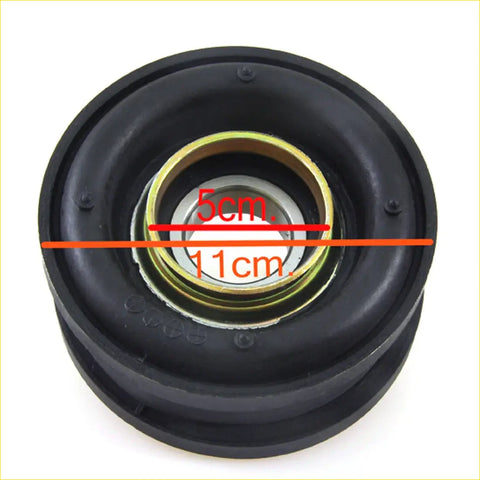 Black rubber drive shaft center bearing with metallic inner assembly for nissan datsun bluebird 810 910