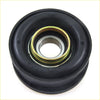 Black rubber drive shaft center bearing with brass-colored bearing housing and silver inner race for nissan pathfinder terramax terrano 2wd