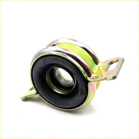 Metallic yellowish drive shaft center support bearing with black rubber insert and central bearing for toyota hilux 1997-2005